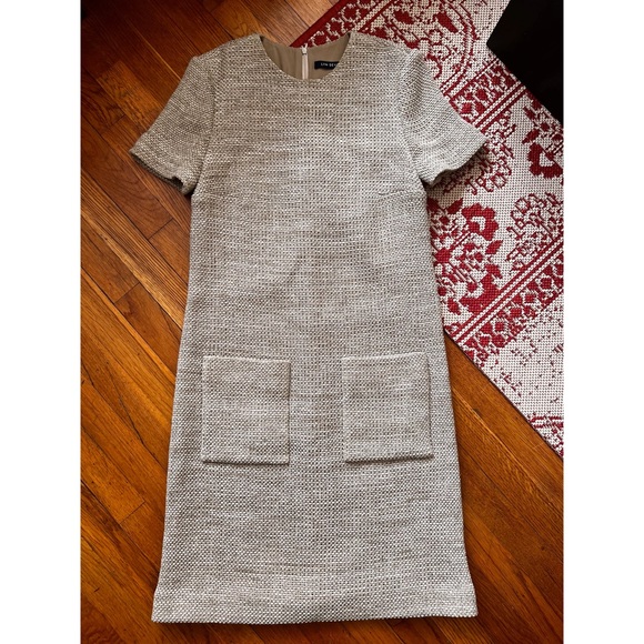 Lyn Devon Pocket-Detail Tweed Dress - Picture 1 of 4